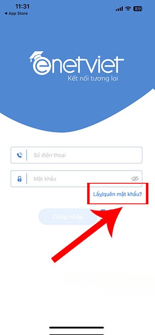  Hướng dẫn lấy lại mật khẩu eNetViet 