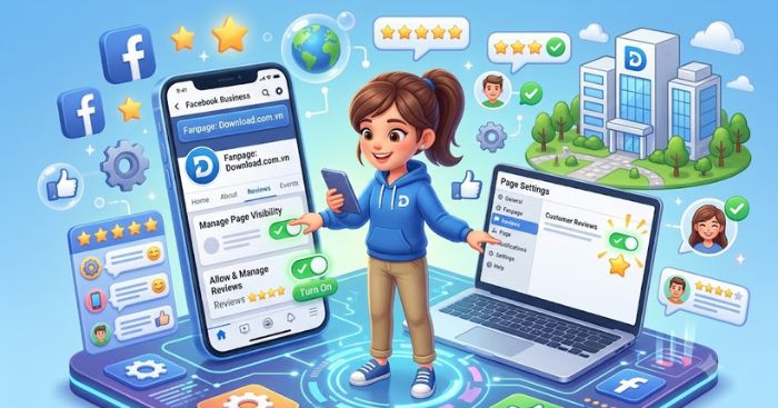  Hướng dẫn mở đánh giá Page trên Facebook 
