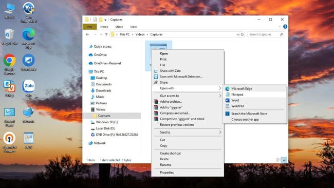 Sử dụng Notepad