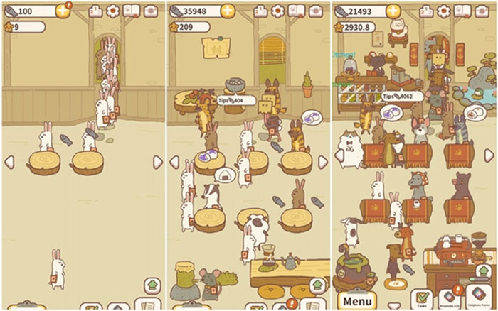 Đồng hành cùng Chef Gumi và các nhân vật để phát triển nhà hàng
