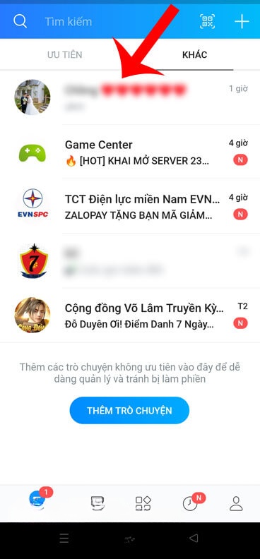 Đã phân loại tin nhắn