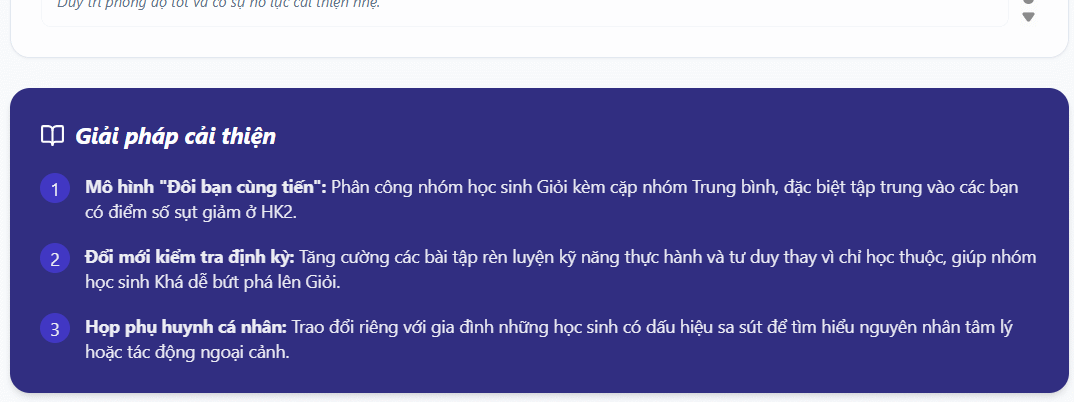 Biện pháp cải thiện qua điểm số trên Gemini