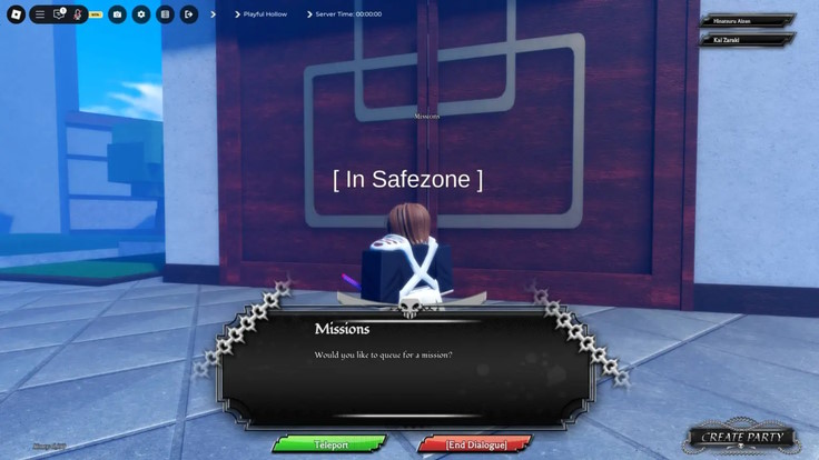 Khu vực an toàn trong Roblox Pardox