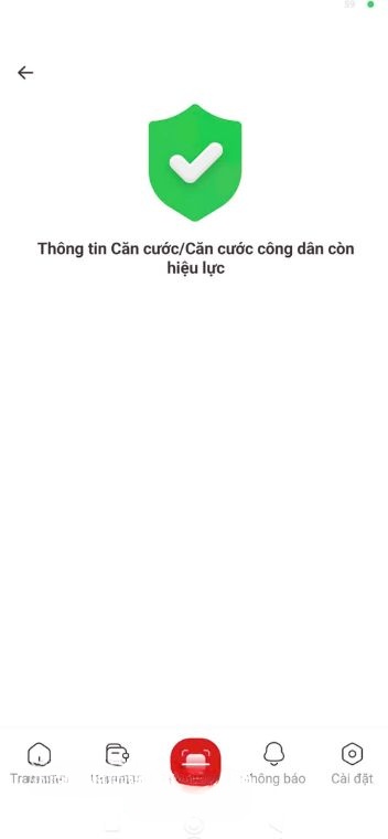 Kiểm tra trạng thái hiệu lực của thẻ CCCD
