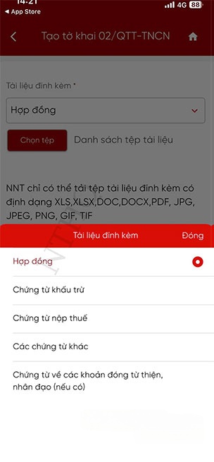 huong dan quyet toan thue tncn tren etax mobile 12*513491