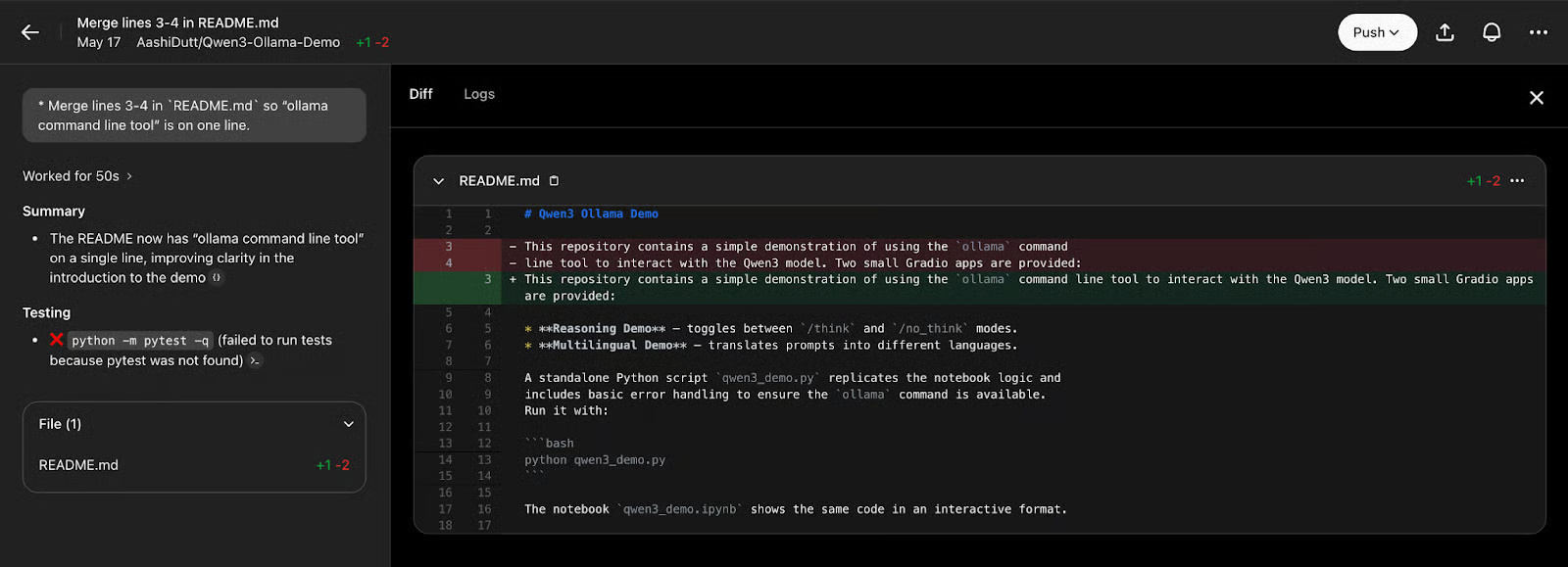 Những thay đổi được đề xuất bởi Codex của OpenAI