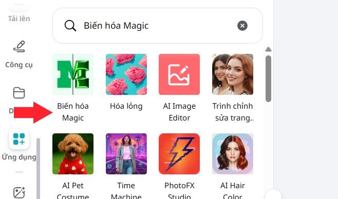  Hướng dẫn sử dụng Magic Morph trong Canva AI 