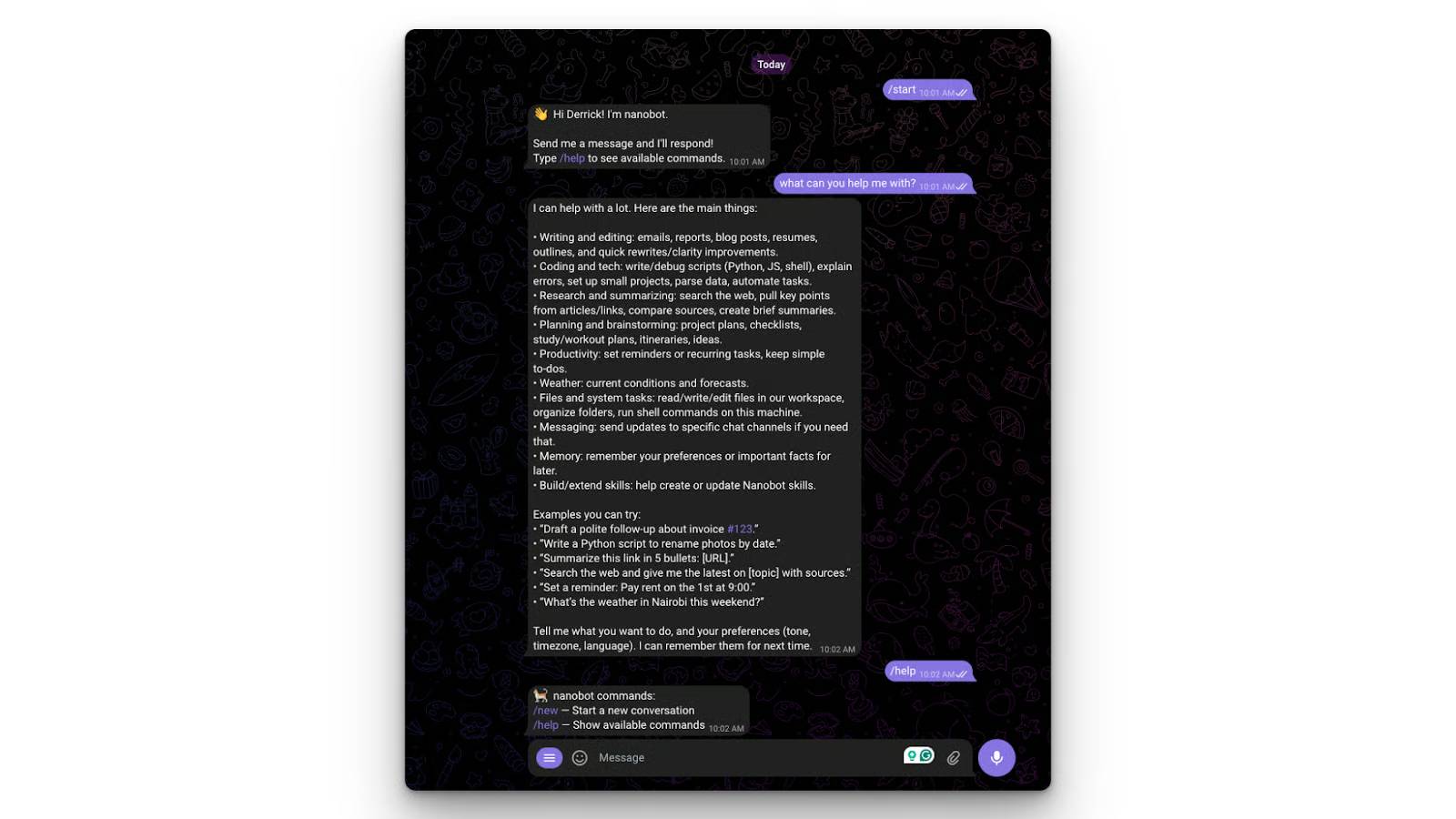  Hướng dẫn sử dụng Nanobot: Giải pháp thay thế OpenClaw gọn nhẹ 