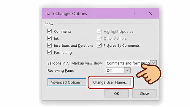Change User Name