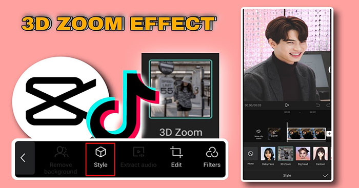  Hướng dẫn tạo video hiệu ứng Zoom 3D đẹp mắt bằng CapCut 