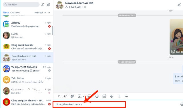 Đã tắt gợi ý link