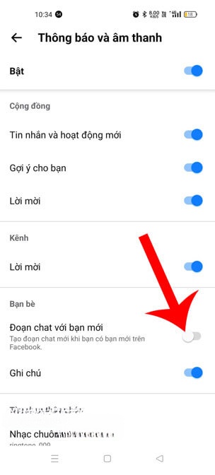 Đã tắt tính năng này