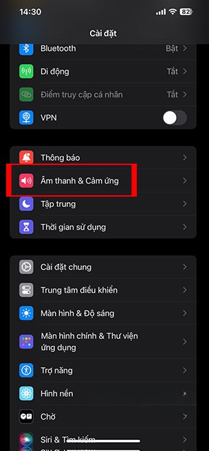 tat rung o che do im lang iOS 17 1*438033