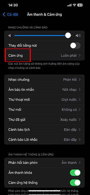 tat rung o che do im lang iOS 17 2*438034