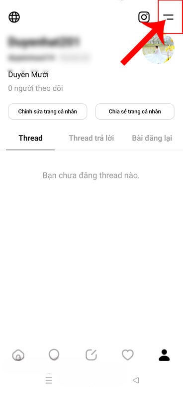 Chạm vào biểu tượng dấu gạch ngang