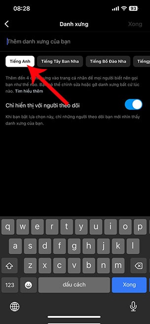 them danh xung vao bio Instagram 4*423453