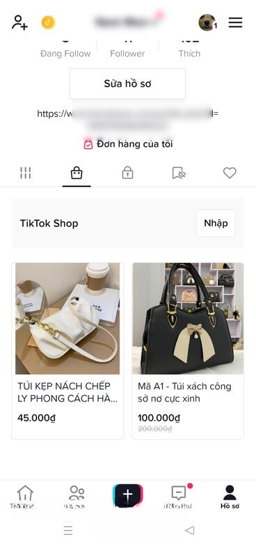 Sản phẩm đã được thêm vào gian hàng TikTok Shop.