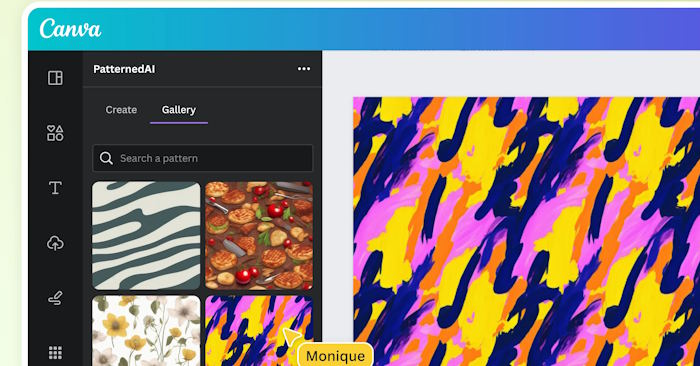  Hướng dẫn thiết kế họa tiết lặp lại bằng PatternedAI Canva 