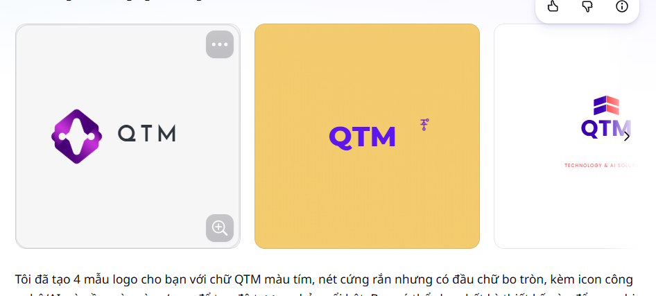 Logo tạo trên Canva AI 