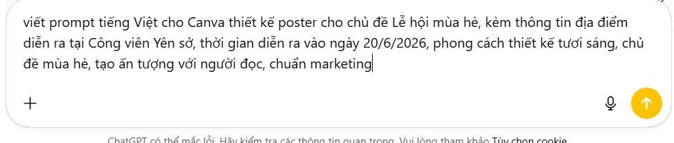  Hướng dẫn thiết kế poster trên Canva AI 
