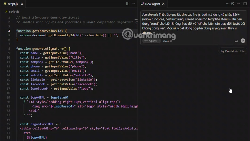 tạo quy luật trên cursor