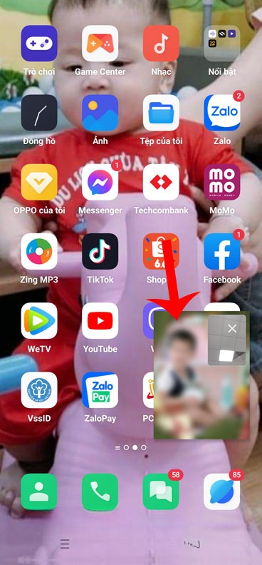 Thu nhỏ màn hình gọi video call