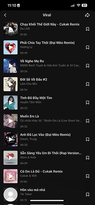 tim kiem bai hat thinh hanh tren TikTok 10*426454