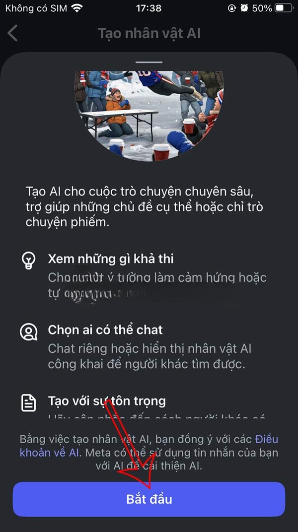 Sử dụng Meta AI Studio