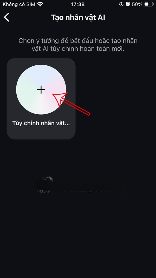 Tạo nhân vật mới