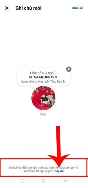 Chạm vào mục Thay đổi thời gian hiển thị