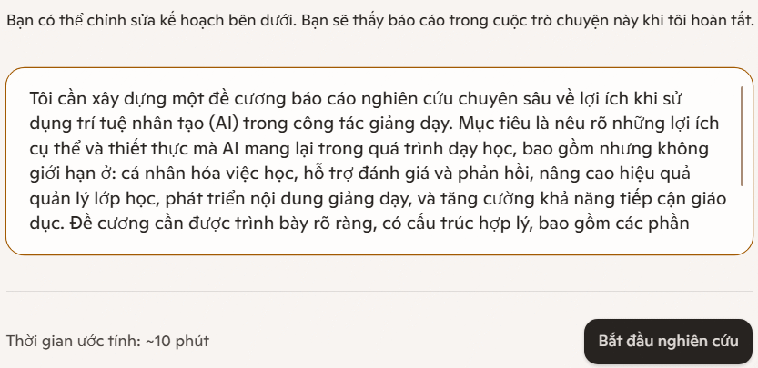 Copilot hiện mục tiêu nghiên cứu