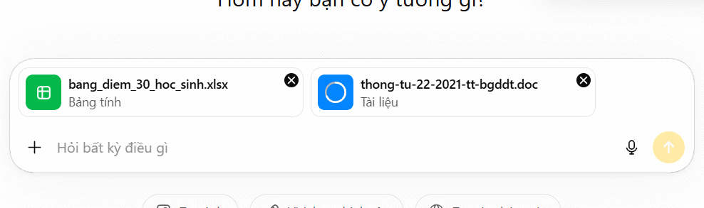 Tải tài liệu lên ChatGPT