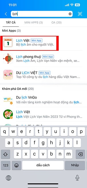 cach xem ngay hoang dao tren Zalo 2*440717