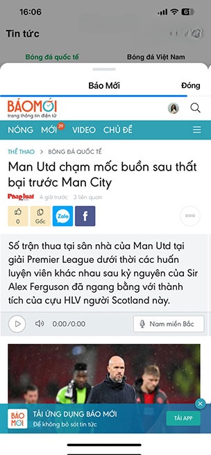 xem lich bong da tren Zalo 8*441812