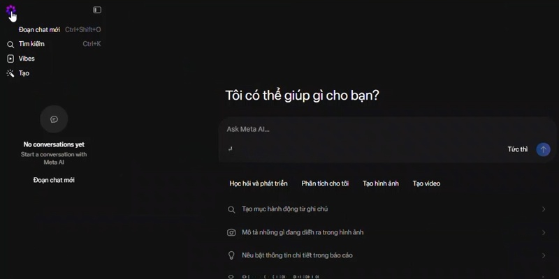 xóa ảnh và video trong meta ai