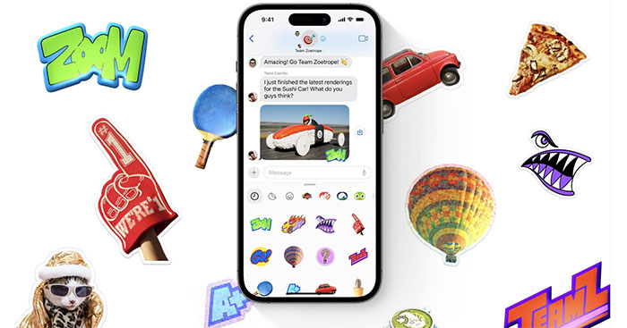  iOS 17: Hướng dẫn tạo và sử dụng sticker trong iMessage 