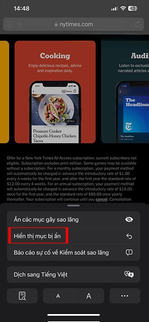 cach an cac muc gay sao lang trong safari ios 18 5*487883