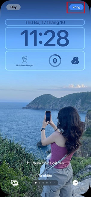 iScreen cach them widget tuong tac voi nguoi yeu iPhone 11*439576