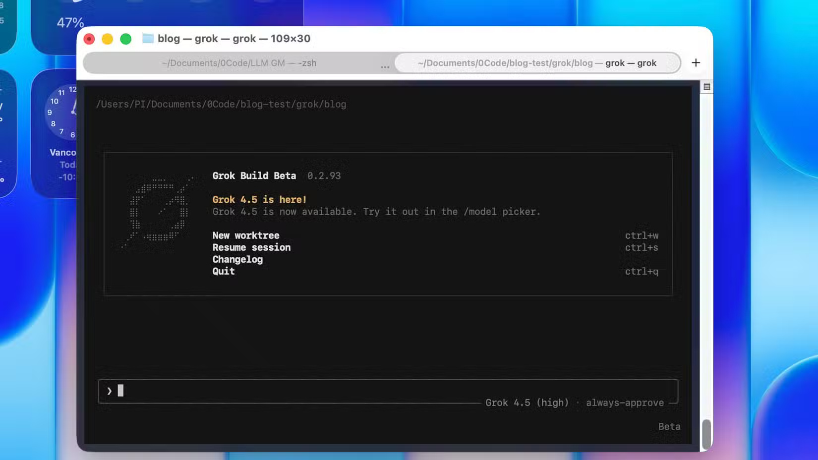 Ứng dụng Grok Build CLI