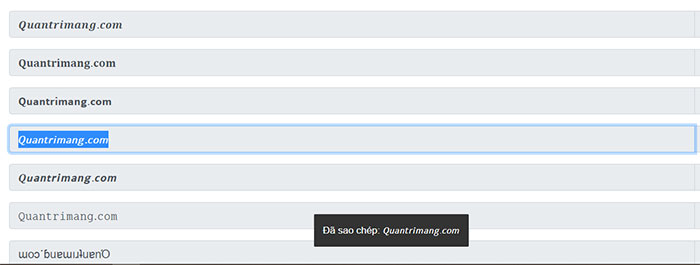 Giao diện trang Tạo ký tự đặc biệt