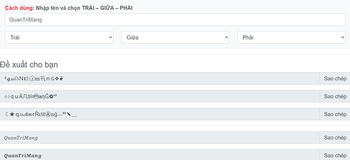 Tạo kiểu chữ online