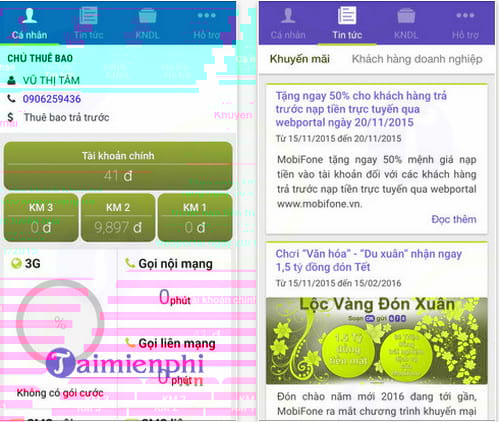 Kiểm tra dung lượng 3g mạng viettel, mobiphone, vinaphone kiem tra dung luong 3g cac mang