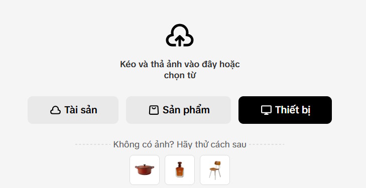 Tải ảnh lên Pippit