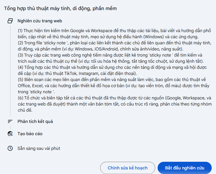 Phân tích nội dung nghiên cứu Gemini 
