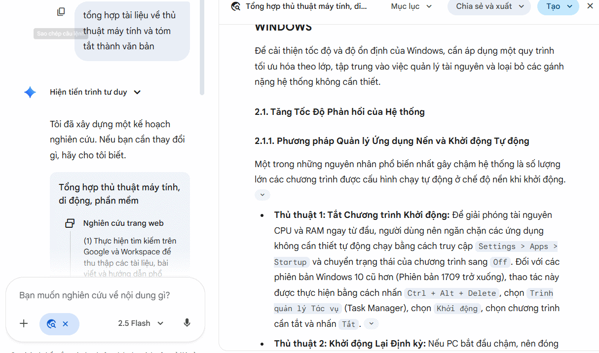 Phân tích chuyên sâu Gemini 