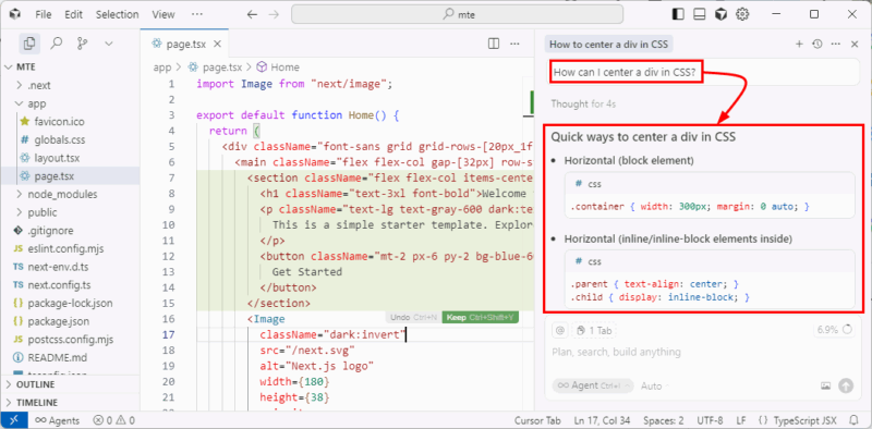 AI Chat của Cursor