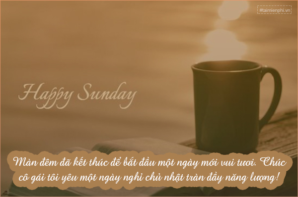 loi chuc ngay chu nhat cho nguoi yeu