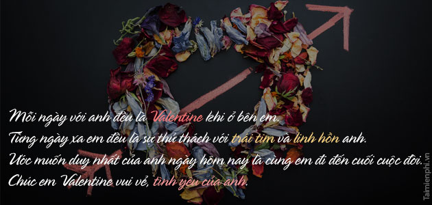 loi chuc valentine tang vo yeu