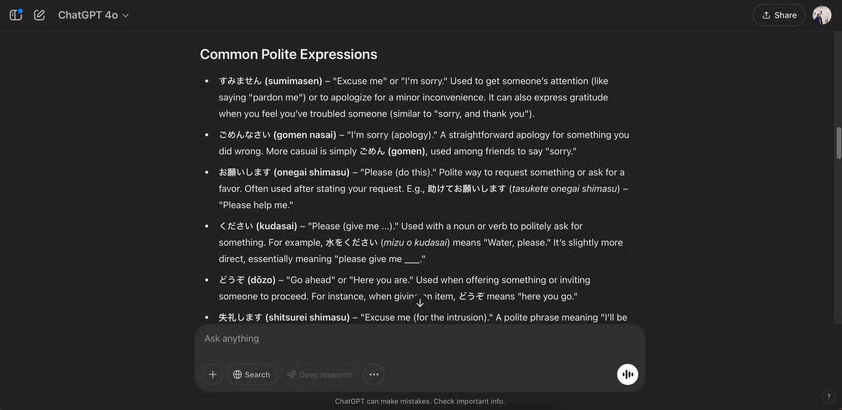 Sử dụng công cụ Deep Research của ChatGPT để học một ngôn ngữ
