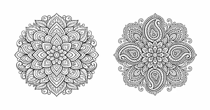  Mẫu prompt ChatGPT tạo tranh tô màu Mandala 